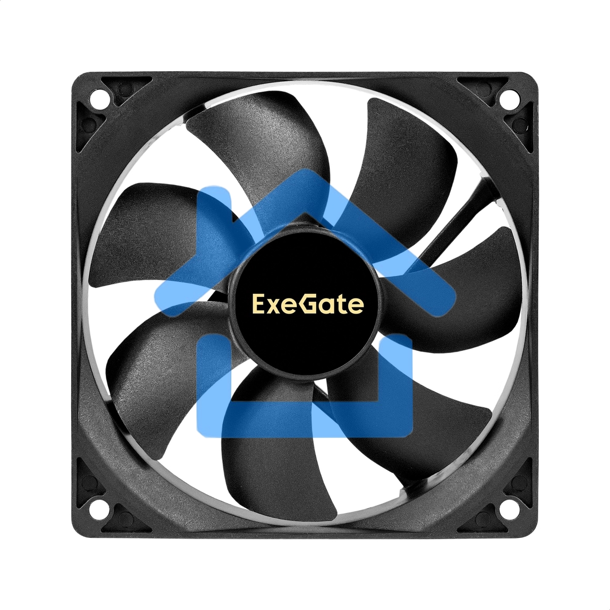 Вентилятор для корпуса ExeGate ExtraSilent ES12025SM черный, 120 мм, 1400 об/мин, 24 дБ, 2 pin