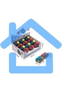 Точилка для карандашей ручная Deli 68660, 1 отверстие, пластик, ассорти (упаковка: 12шт)