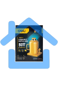 Домкрат бутылочный гидравлический Deli DQ71050 макс.грузоподъемность 50 т