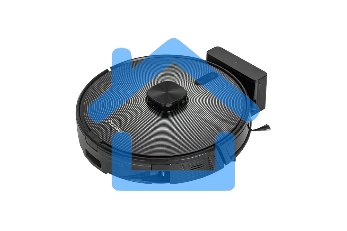 Робот-пылесос Pioneer VC720R черный, 5200 мА·ч Li-Ion, уборка влажная/сухая, пылесборник контейнер 0.3 л