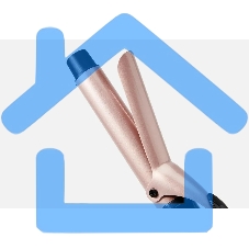 Щипцы для завивки GA.MA RGSTD-N 25 CHIA (GC0211) 48 Вт, 220°C, черный/перламутровый/ розовый