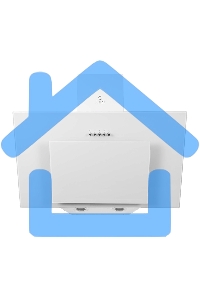 Вытяжка наклонная LEX MIRA G 600 белая, 59.5 см, 700 куб. м/ч, 49 дБ