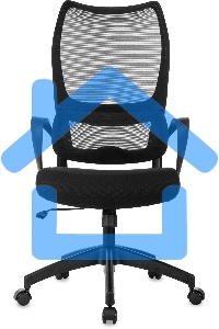 Кресло руководителя Бюрократ Sigma 2 черный сетка/ткань крестов. пластик