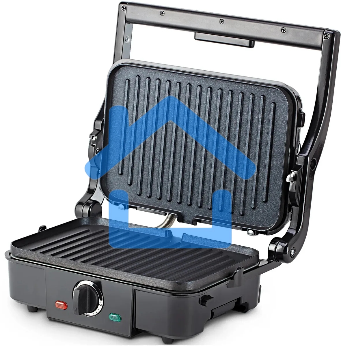 Гриль-пресс Vitek VT-2630 (MC) Макс тем-ра 200,покрытие панелей антиприг, потреб. мощ.1500 Вт