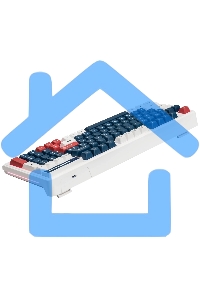 Игровая клавиатура проводная Defender Stormrider GK-425 RU,бел/син,94кн+FN,радуж,1.75м