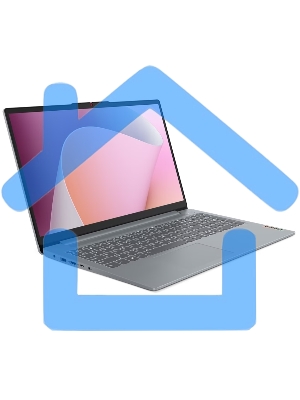 Ноутбук Lenovo IdeaPad Slim 3 15AMN8 IPS Ryzen 5 7520U 8Gb SSD 512Gb AMD Radeon 610M 15,6 FHD No OS Grey