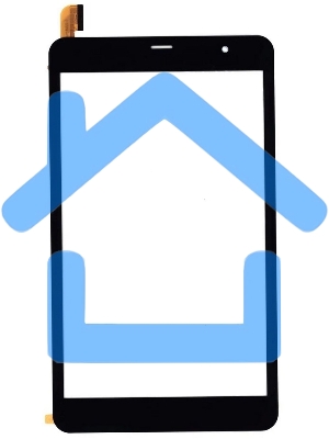 Сенсорное стекло (тачскрин) DEXP Ursus R180 4G, черное