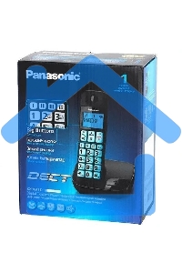 Телефон беспроводной (DECT) Panasonic KX-TGE110UCB черный