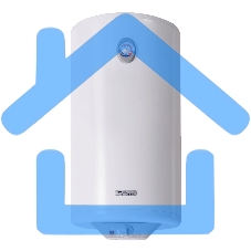 Водонагреватель De Luxe 3W50V1 Объем 50л,мощность 1,5квт,нагрев 2ч, вес 18кг, высота 733,диаметр 360мм.