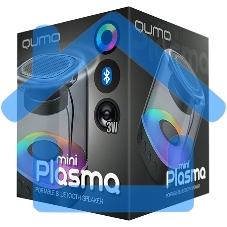 Акустическая система QUMO Plasma mini ВТ 0081 3 ВТ объемное звучание RGB