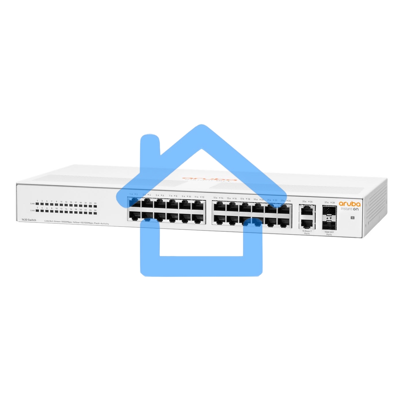 Коммутатор HPE Instant on 1430 R8R50A#ABB 26G 2SFP неуправляемый