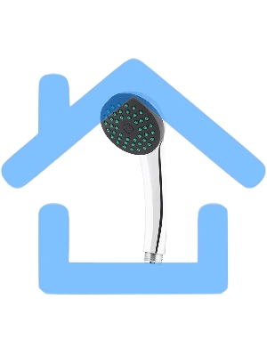 Лейка для душа РЫЖИЙ КОТ SH-651, 65 мм (один режим)