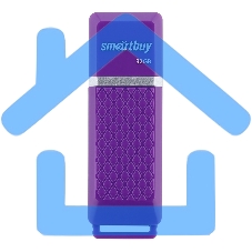 Флешка USB Smartbuy R/W Quartz series Violet (SB32 GbQZ-V), 32 Gb, USB 2.0, R/W 25/15, фиолетовый