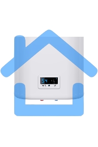 Водонагреватель Thermex Flat Plus IF 50V (PRO) накопительный электрический 50 л потребляемая мощность 2 кВт (220 В) электронное управление магниевый анод (2 шт.) вертикальный монтаж на стену с нижней подводкой (½') максимальная температура нагрева воды до