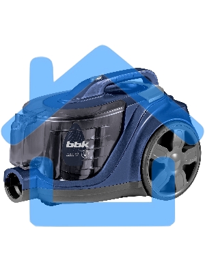 Пылесос BBK BV1901 синий/серый, 400/2200 Вт, уборка сухая, пылесборник контейнер 3 л
