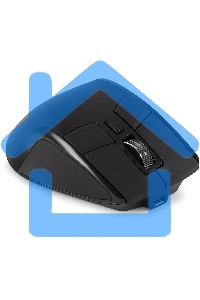 Мышь беспроводная Oklick 502MW черный, 2400 dpi, радиоканал, Bluetooth, USB, кнопки - 9