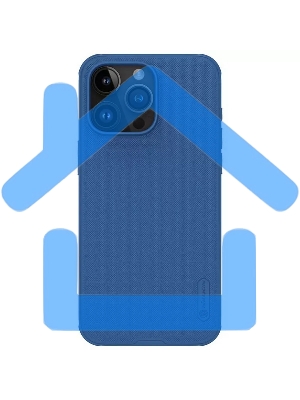 Чехол Super Frosted Shield Pro, синий, (AP IP15 Pro Max)