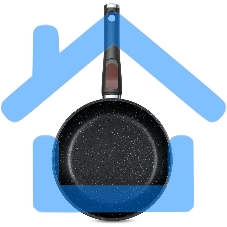 Сковорода НЕВА МЕТАЛЛ ПОСУДА L18020i 20 литая Индукция Гранит с/р