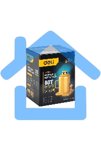 Домкрат бутылочный гидравлический Deli DQ71050 макс.грузоподъемность 50 т