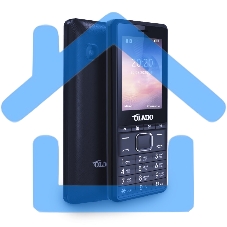 Мобильный телефон OLMIO A25 синий/черный