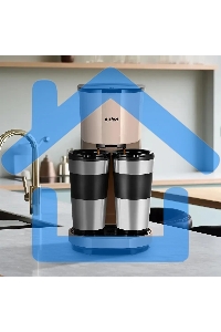 Кофеварка капельная Kitfort КТ-7303 бежевый/черный, исп. кофе - молотый, 0.84 л, 800 Вт.