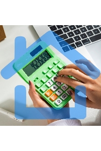 Калькулятор настольный Deli EM210FGREEN зеленый 12-разр.