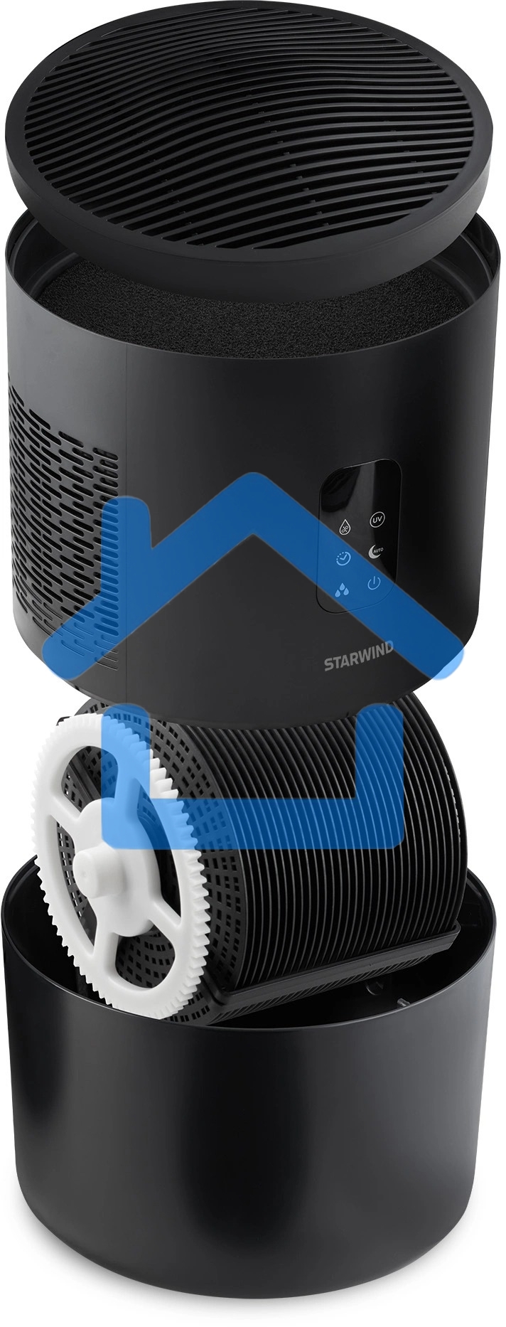 Мойка воздуха Starwind SAW5530 25Вт черный