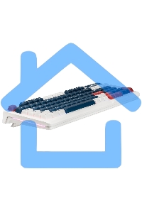 Игровая клавиатура проводная Defender Stormrider GK-425 RU,бел/син,94кн+FN,радуж,1.75м