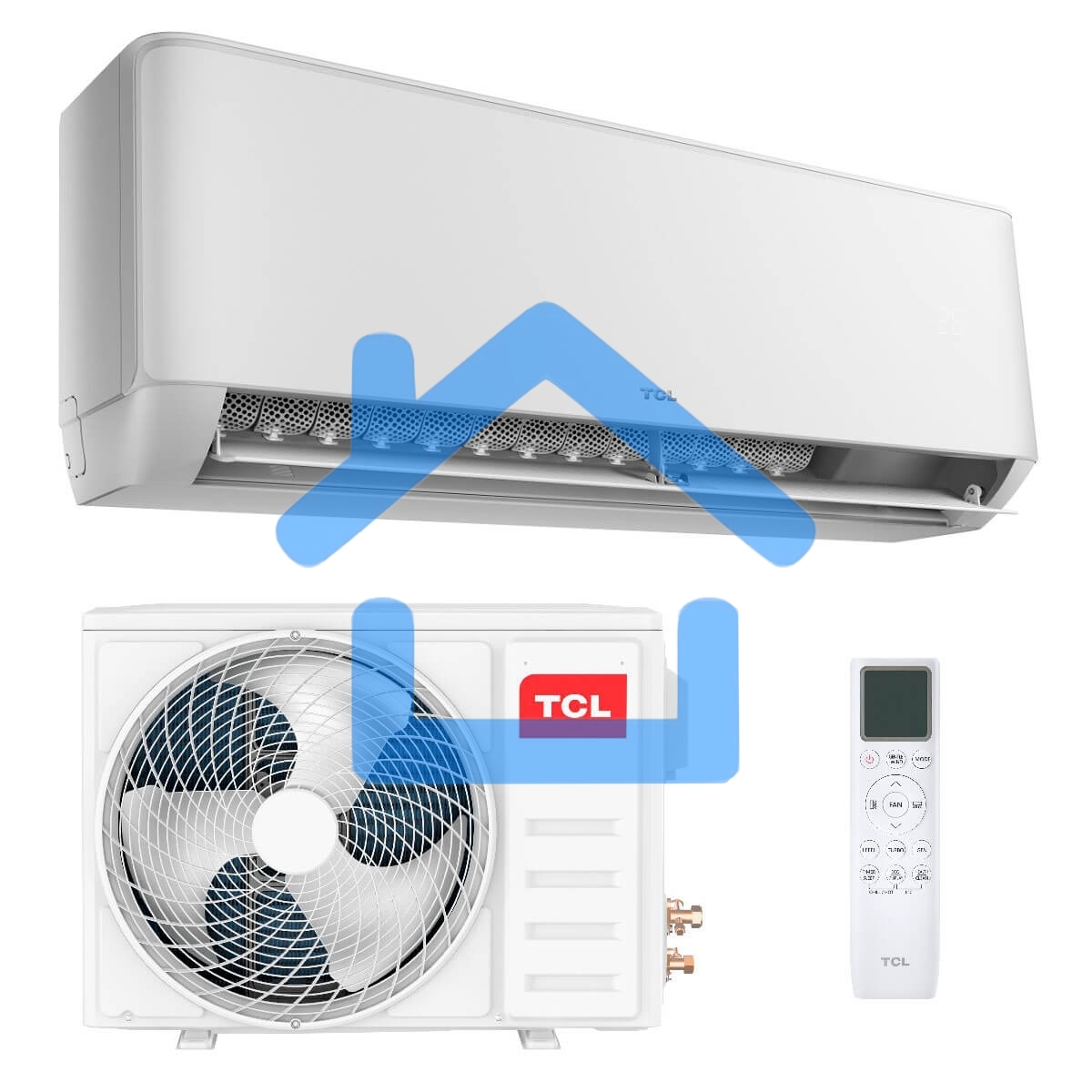 Кондиционер сплит-система TCL TAC-TP28INV/R инвертор, 28000 BTU, 88 м², 31 дБ, охлаждение, обогрев, осушение, белый