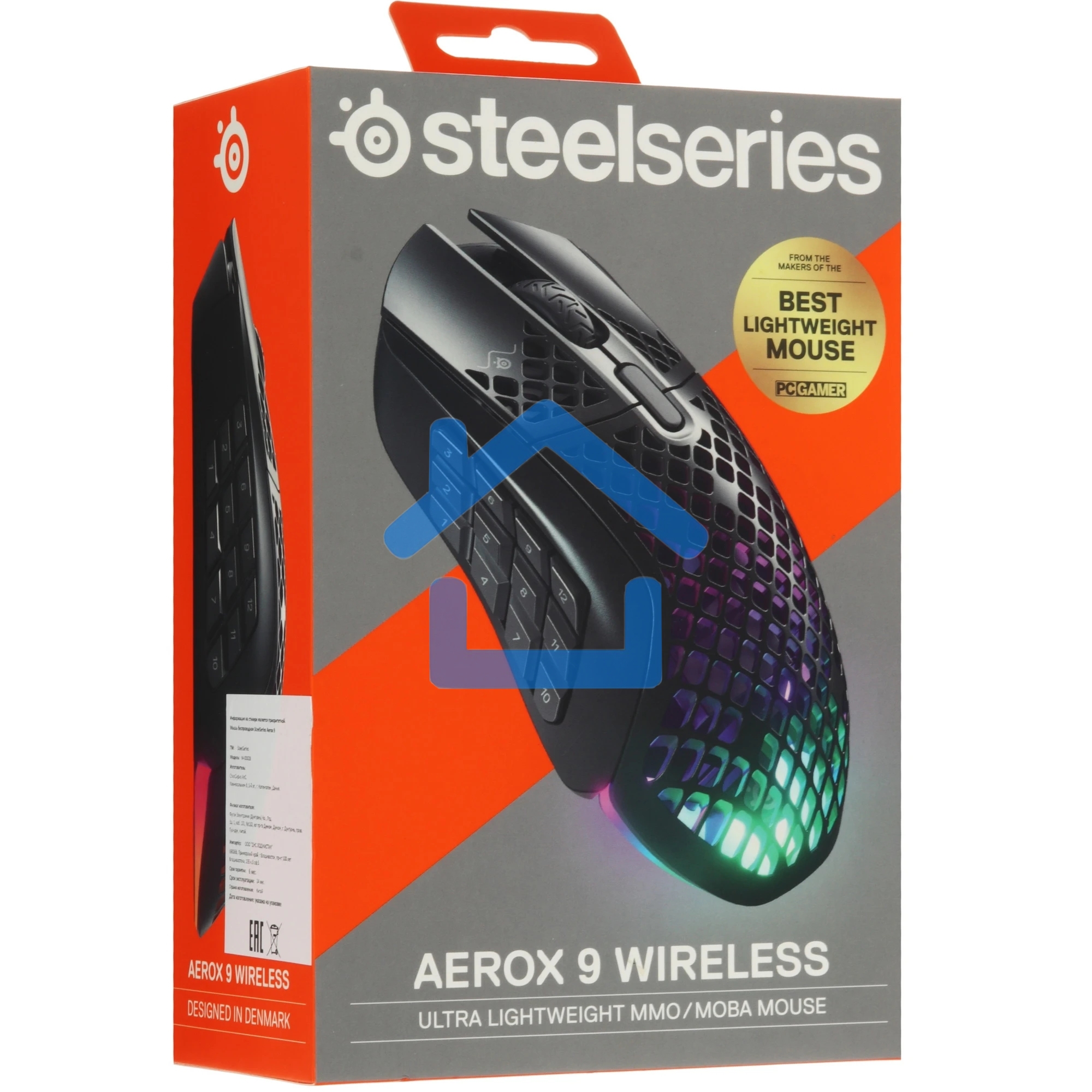 Мышь SteelSeries Aerox 9 Wireless Ultra-Lightweight MMO/MOBA Mouse 