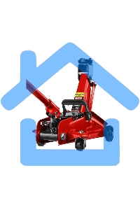 Домкрат STAYER 43152-2 RED FORCE гидравлический подкатной, 2т, 125-320мм