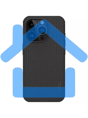 Чехол Super Frosted Shield Pro, черный, (AP IP15 Pro)