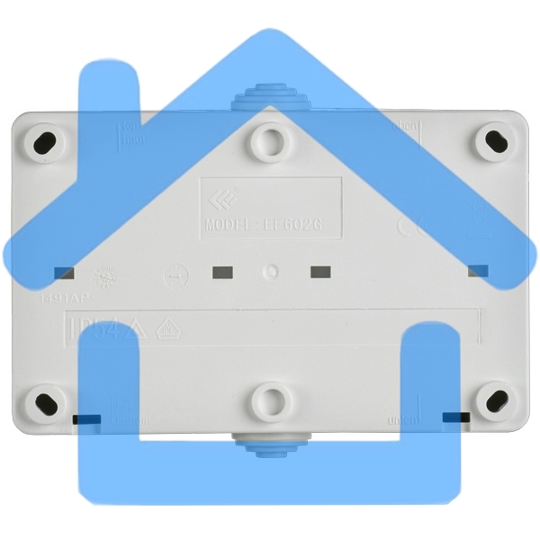 Розетка 2-я IEK ERS22-K01-16-54-DC ОП Форс РСб22-3-ФБ 16А IP54 с заземл. защ. шторки белый