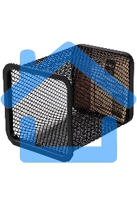 Подставка Deli E9174 для письменных принадлежностей, черный, металл, сетка