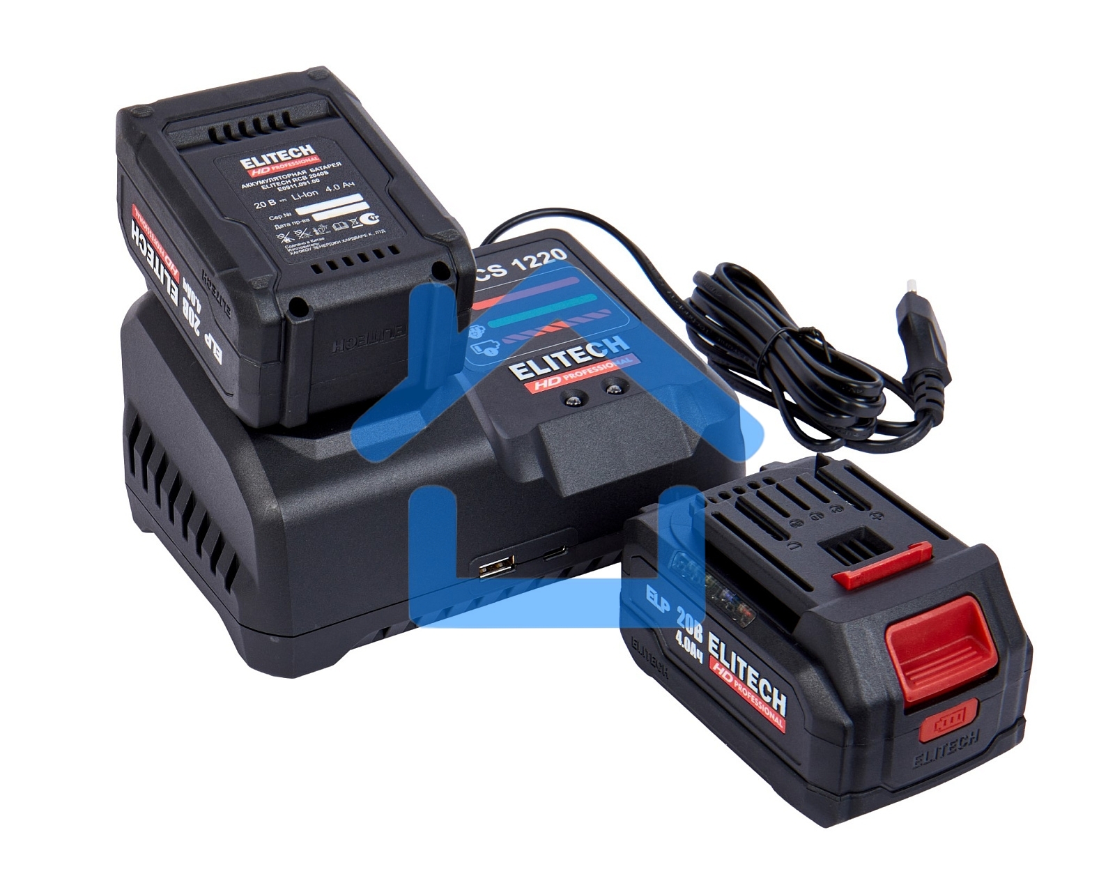 Дрель-шуруповерт Elitech CD 20SL2 (E2201.040.02) 80Вт аккум. патрон:быстрозажимной (кейс в комплекте) (205718)