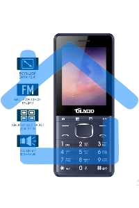 Мобильный телефон OLMIO A25 синий/черный