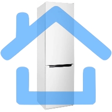 Холодильник Nordfrost NRB 164NF W белый двухкамерный 238/105 л морозилка снизу, капельная система