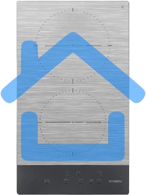 Индукционная варочная панель Hyundai HHI 3772 GR серебристый