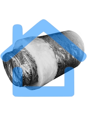 Воздуховод звукоизолированный Ballu SONOBFA-H 102 мм х 10 м