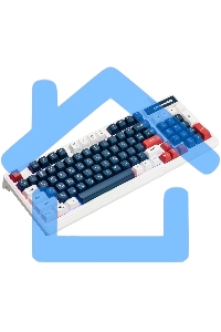 Игровая клавиатура проводная Defender Stormrider GK-425 RU,бел/син,94кн+FN,радуж,1.75м