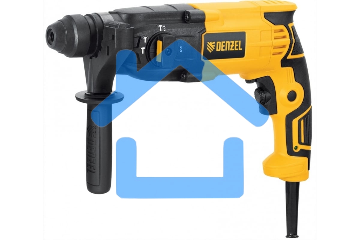 Перфоратор электрический Denzel RH-650-18 SDS-plus 650 Вт 20 Дж 3 плюс 1 реж 26603