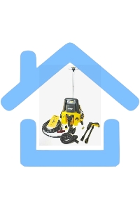 Минимойка-пылесос Huter W150-MF желтый/черный, 1700 Вт, 365 л/ч, 8 м