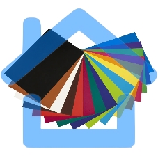 Картон цветной Silwerhof двусторонный мелованный, 16л. 16цв. A4 Монстрики папка