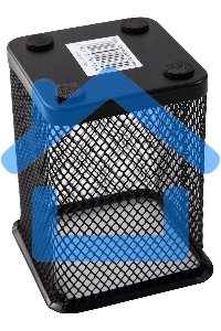 Подставка Deli E9174 для письменных принадлежностей, черный, металл, сетка