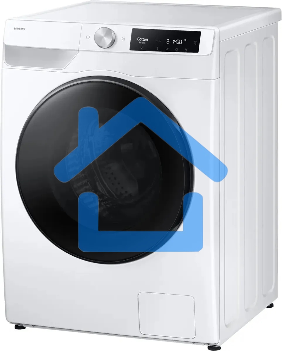 Стирально-сушильная машина Samsung WD11DG6B85BELP белый, загрузка фронтальная 11 кг, 1400 об/мин, класс: A