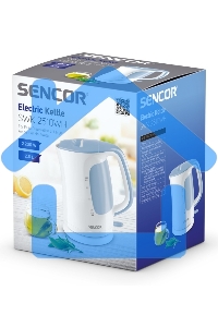 Чайник электрический Sencor SWK 2510WH пластик, 2,5 л, 2200 Вт, белый