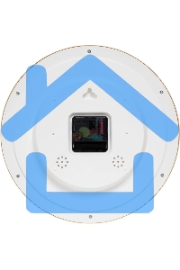 Часы настенные аналоговые Бюрократ WALLC-R88P D29см бежевый/белый