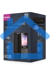 Мобильный телефон OLMIO A25 синий/черный