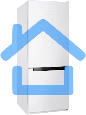 Холодильник Nordfrost NRB 121 W белый двухкамерный 170/70л морозилка снизу, капельная система