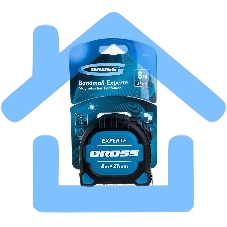 Рулетка Experte, 8 м x 27 мм, двухкомпон. корпус, магнит, двухстор. разметка, нейлон Gross